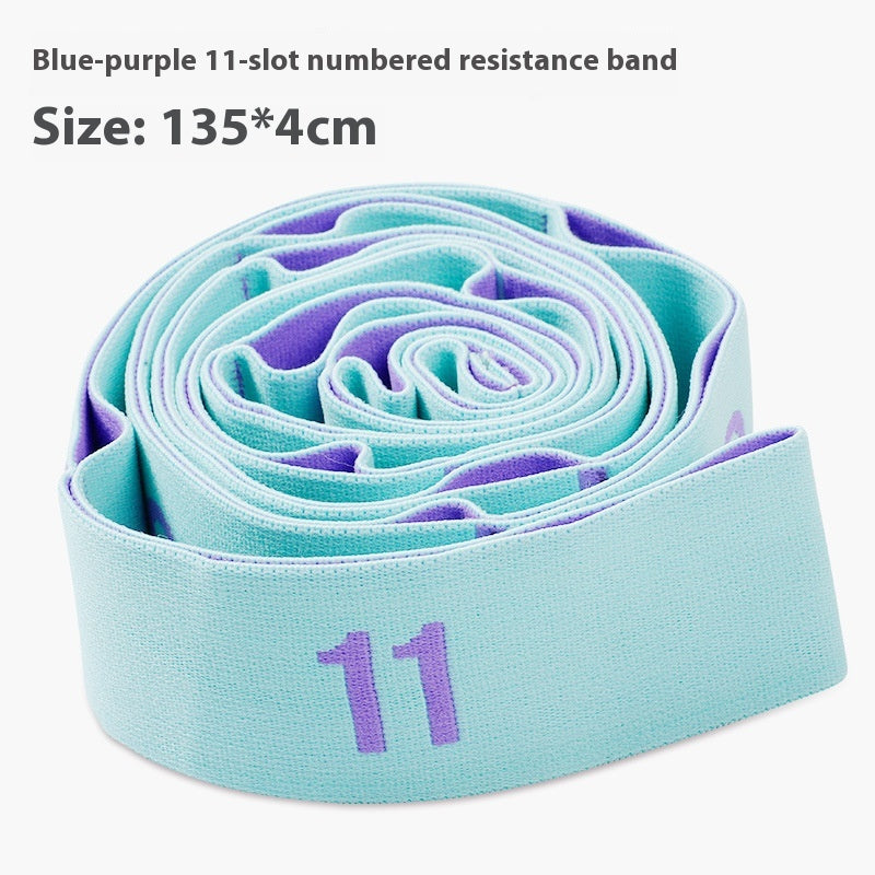 sangle d'étirement bleue